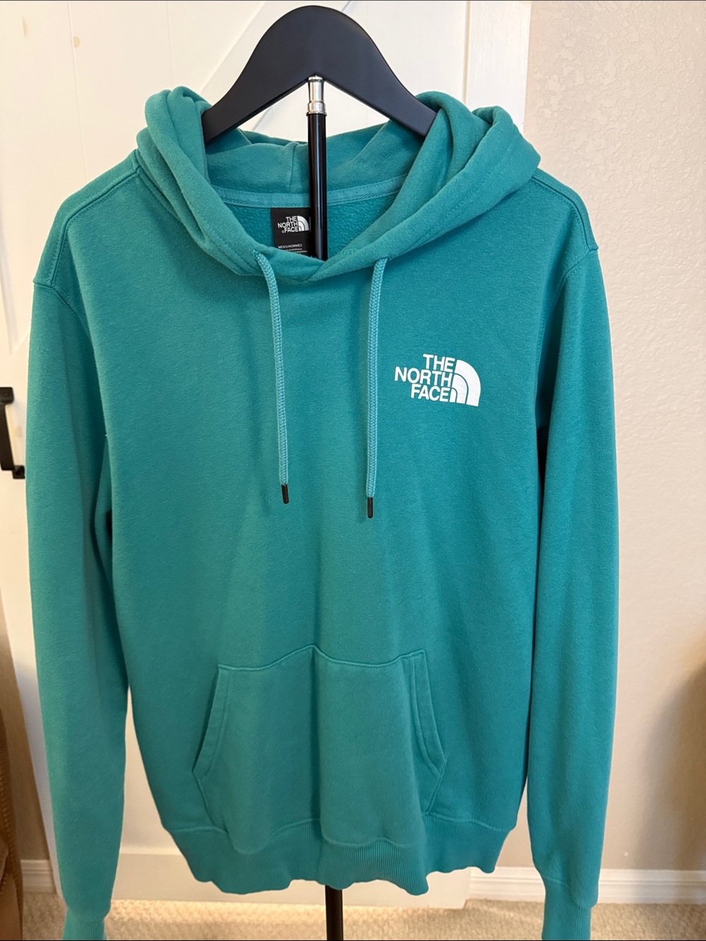 The North Face Men's Teal Green Pullover Hoodie
